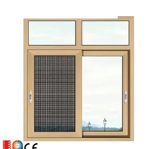 Ventanas y puertas corredizas de vidrio de aluminio con aislamiento térmico personalizadas, resistentes a huracanes