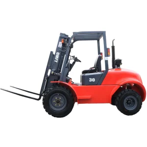 Rough Terrain Diesel Forklift Truck 3.0 Ton with Cummins Engine 3.0 T