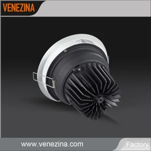 Aluminum 25W Warm White High Efficiency LED COB Spot Light Downlight