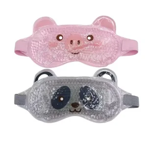 Custom Reusable Cartoon Hot Compress Gel Eye Mask with Ears for a Better Sleep Suppliers, Factories