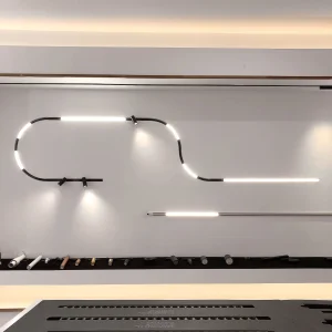 Smart Home 48V Curved Magnetic Track Lights