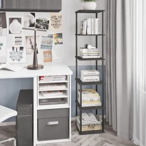 Chinese Origin Steel Wood Wall Bookshelf