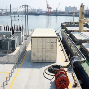 Solid State Frequency Converter Shore Power System