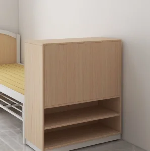 Simple Design Middle Cuboard Double Side for Dormitory Flat or Bedroom