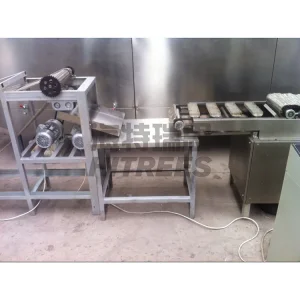Máquinas de Processamento de Macarrão Instantâneo Frito em Pequena Escala Linha de Produção de Noodles Não Fritos