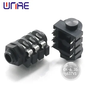 China CK-6.35-637VS Headphone Socket, Audio Device connection, black Manufacturer, Supplier