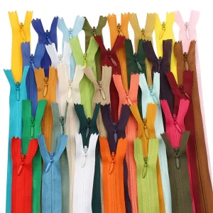 Top End Invisible Nylon Zipper High Quality Teardrop Head Custom Length Close End Color For Women Dress Mattress Hiking Bags