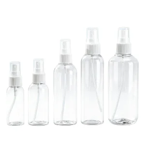 Supplier Wholesale Plastic Perfume Alcohol Pump Spray Mist Bottle