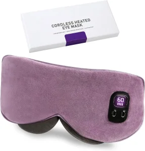 Heated Eye Mask Cordless And Washable Warm Eye Compress For Dry Eyes, Styes,MGD,Blepharitis, Chalazion