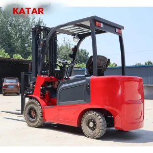 3.5/4.8 Ton Mini Popular Full Electric Explosion-Proof Solid Tyre Four Wheel Forklift Inside Container Operation Very Narrow Aisle