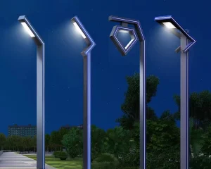 Dawn Modern Top LED Bollard