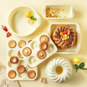 Moldes de silicone para assar