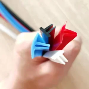 Custom Extrusion Profiles Automotive EPDM Silicone FKM Nr NBR Rubber Door Window Edge Trim Seal Strip