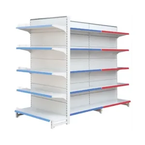 Elegant Color Grocery Store Shop Gondola Retail Display Steel Metal Supermarket Shelf