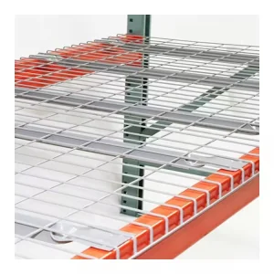 Warehouse Storage Galvanized Durable Steel Waterfall Flared Channel Wire Mesh Deck Railing for Box Beam Warehouse Storage
