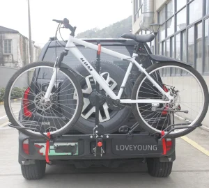 Car Bicycle Rack Outdoor Camping Rear Travel Bike Carrier 2 Bikes Accessories