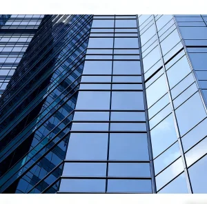 Architecture Fireproofing Triple Glazing Curtain Wall System