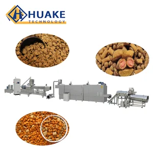 Full Production Line Dry Kibble Pet Dog Cat Food Pellet Making