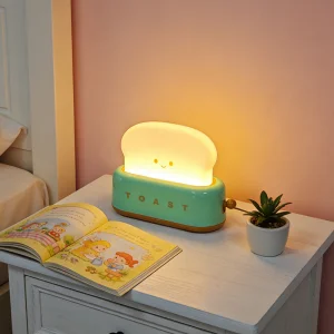 Cute Toast Night Light