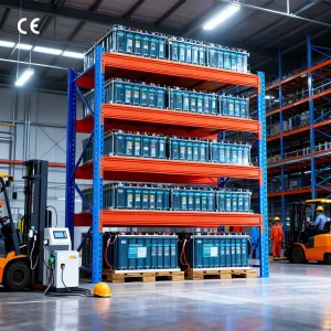 Heavy Duty 5 Layer Powder Coated Pallet Racking System