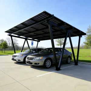 Easy Install 10kw Waterproof Solar Carport System