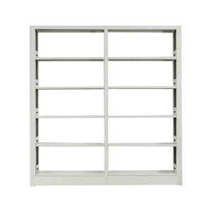 5-Layer Durable Eco-Friendly Metal Bookshelves with Modern Design for Commercial Use in Schools Offices Libraries