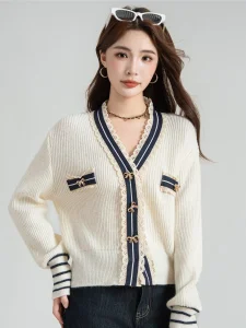 Plus Size Knitwear Cardigan Sweater