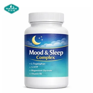 Natural Relaxation &amp; Sleep Aid Supplement with L-Tryptophan 5-Htp Magnesium B6 Capsules