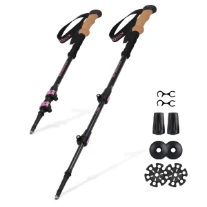 Carbon Fiber Trekking Poles Lightweight Hiking Poles