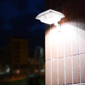 White Solar Post Cap