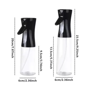 2025 Food-Grade Oil Bottle Household Kitchen Glass Spray Atomization Non-Hanging Oil Bottle for Party Occasion