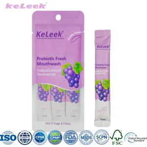 Keleek Vitality Grape Probiotic Mouthwash