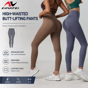 Peach Hip Yoga Pants Sports Cycling Pants