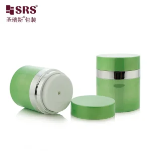 15ml 30ml 50ml 75ml Acrylic Cream Jars Airless Pump Double Wall Custom Skincare Jars