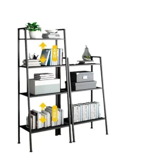 Nuevas Llegadas Estantería de Metal para Sala de Estar Oficina Biblioteca Soporte para Libros Estantería Seccional de Moda