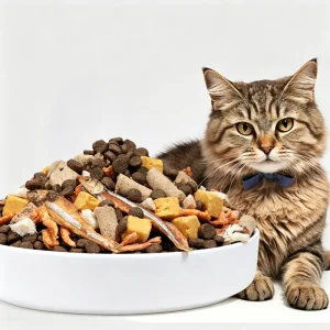 High Meat Nutritious Cat Food Eat Meat To Grow Muscle Freeze-Dried Dual Mix Weight Gain &amp; Round Face For Kitten &amp; Adult Cat