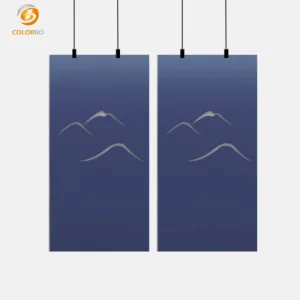 Movable Folding Partition Freestanding Hanging Screen With Polyester Fiber Acoustic Materials