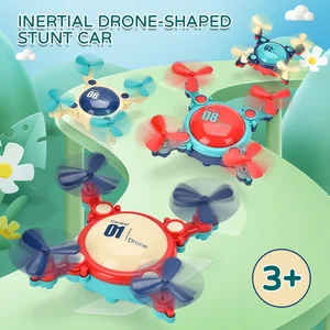 New Children's Toys Inertial Indoor-outdoor Multifunctional Stunt Drone Quadcopter Gliding Cartoon Airplane Toys Game for Unisex