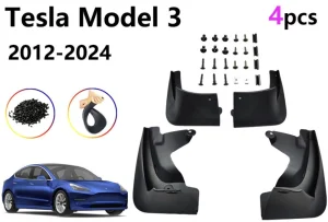 High-Quality Mud Flaps and Splash Guards for Tesla Model 3
