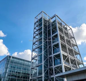 Hise-rise Luxurious Modern Multi-Story Prefabricated Steel Structure Commercial Residential Hotel Building Integration Prefab