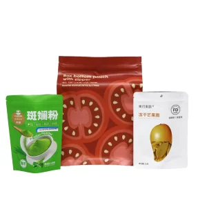 Matte Surface Aluminum Foil High Barrier Stand up Pouch Resealable Ziplock Food Grade Mylar Bag Packaging Pouch Moisture Proof Fresh Keeping Food Packaging Bag