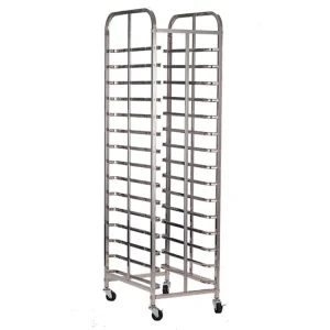 Bakery Trolley Baking Tray Cooling Rack Stainless Steel Bread Bun Pan Rack Trolley Cart
