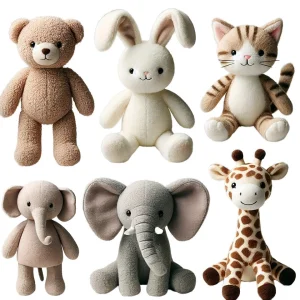 Boa Venda Design Moderno Diferente Brinquedos de Animais de Pelúcia Macios e Fofos para Bebê