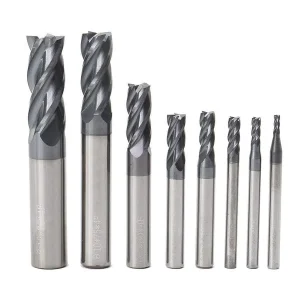 CNC End Mill Set Carbide 4 Flute