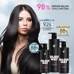Colourway Professional Repair Shampoo for Intensive Hair Care Strengthens Hair and Enhances Natural Shine