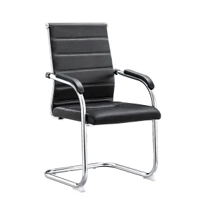 Ergonomic Chair Without Wheels Office Guest Cantilever Armchair 4009