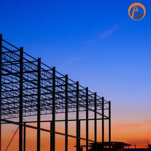 Taller de estructura de acero prefabricado/edificio industrial de acero preingeniería, marco de taller de acero, almacén de acero