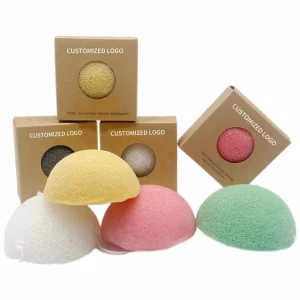 Natural Fiber Organic Konjac Facial Sponge