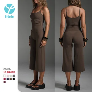 Custom Sports Bra Top Running Pants Set