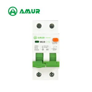 Disjuntor Residual Amur com Proteção contra Sobrecorrente 2p 1p+N RCBO 63A